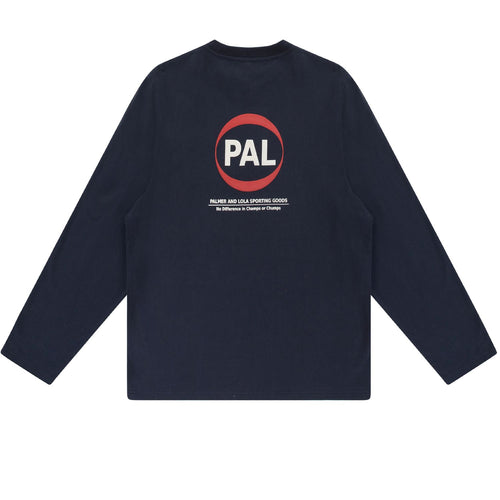 PAL Sporting Goods Pre-Game-Langarm-T-shirt Marine