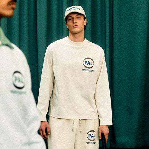 PAL Sporting Goods Pre-Game-Langarm-T-shirt Offwhite