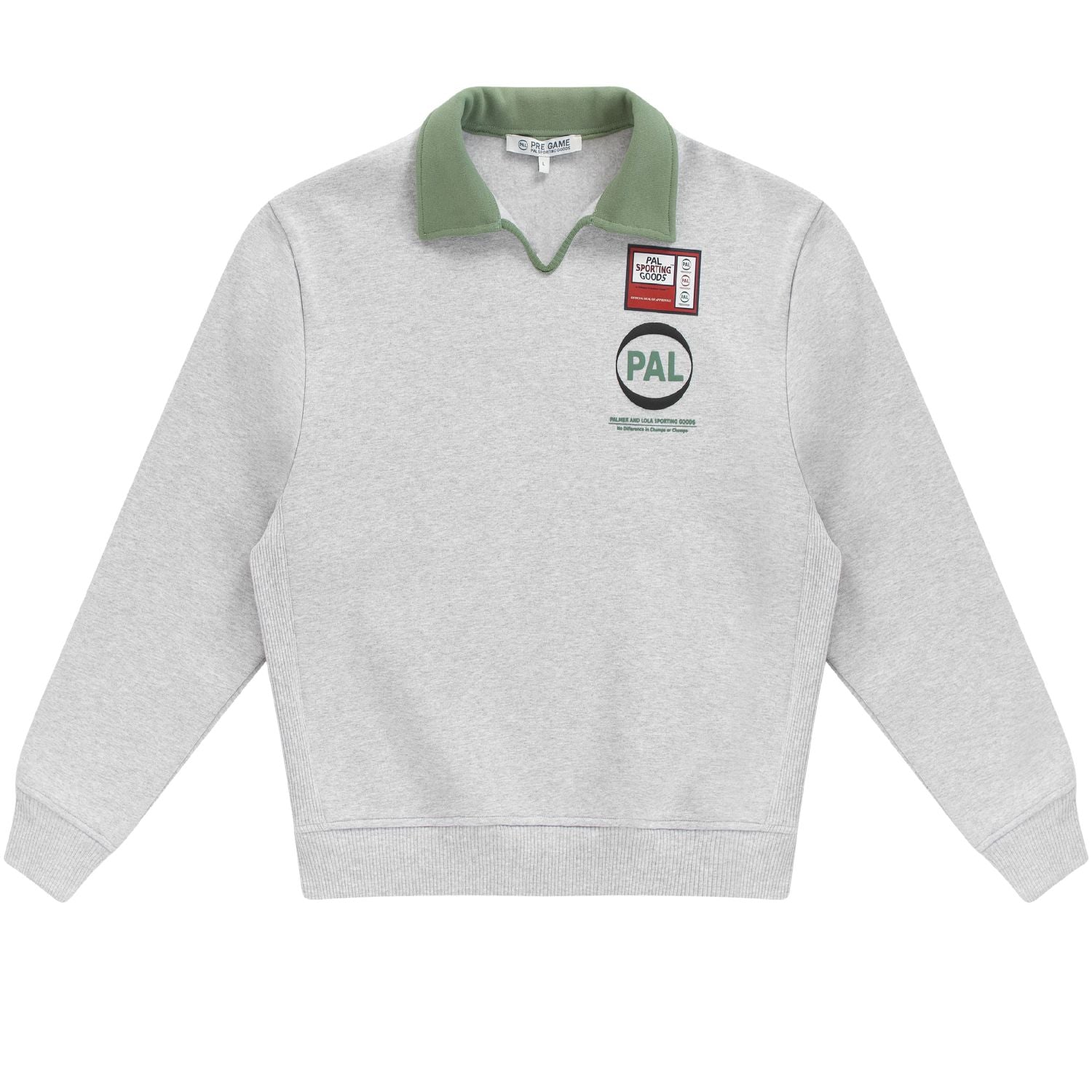 PAL Sporting Goods Pre-Game-Poloshirt-Pullover Grau
