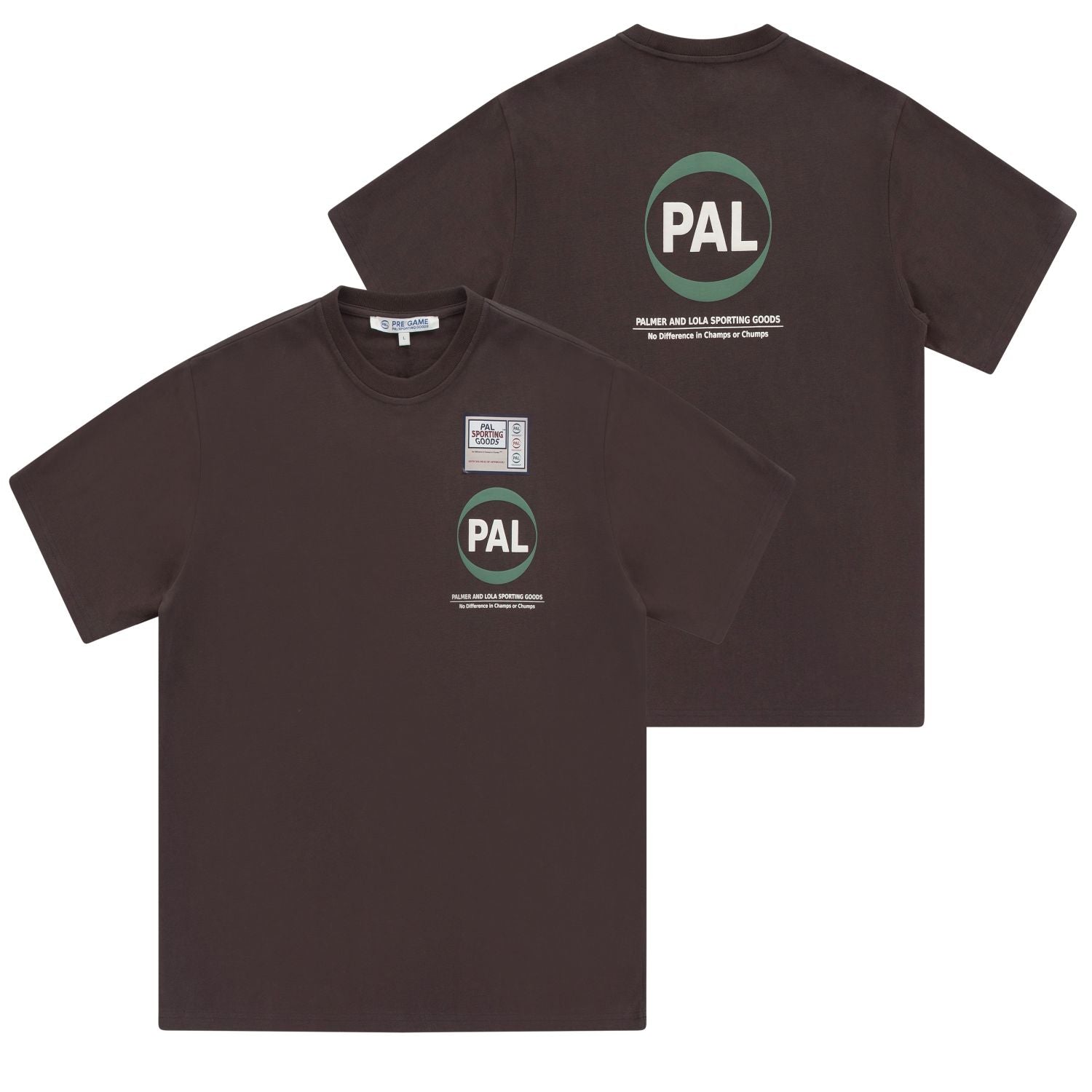 PAL Sporting Goods Pre Game T-shirt Braun