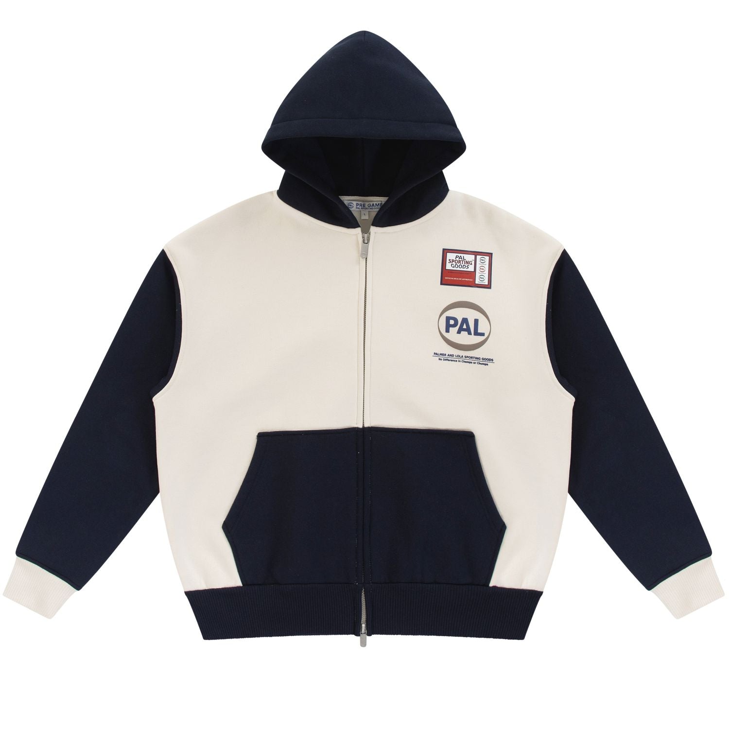 PAL Sporting Goods Pre-Game-Weste Offwhite/Marine