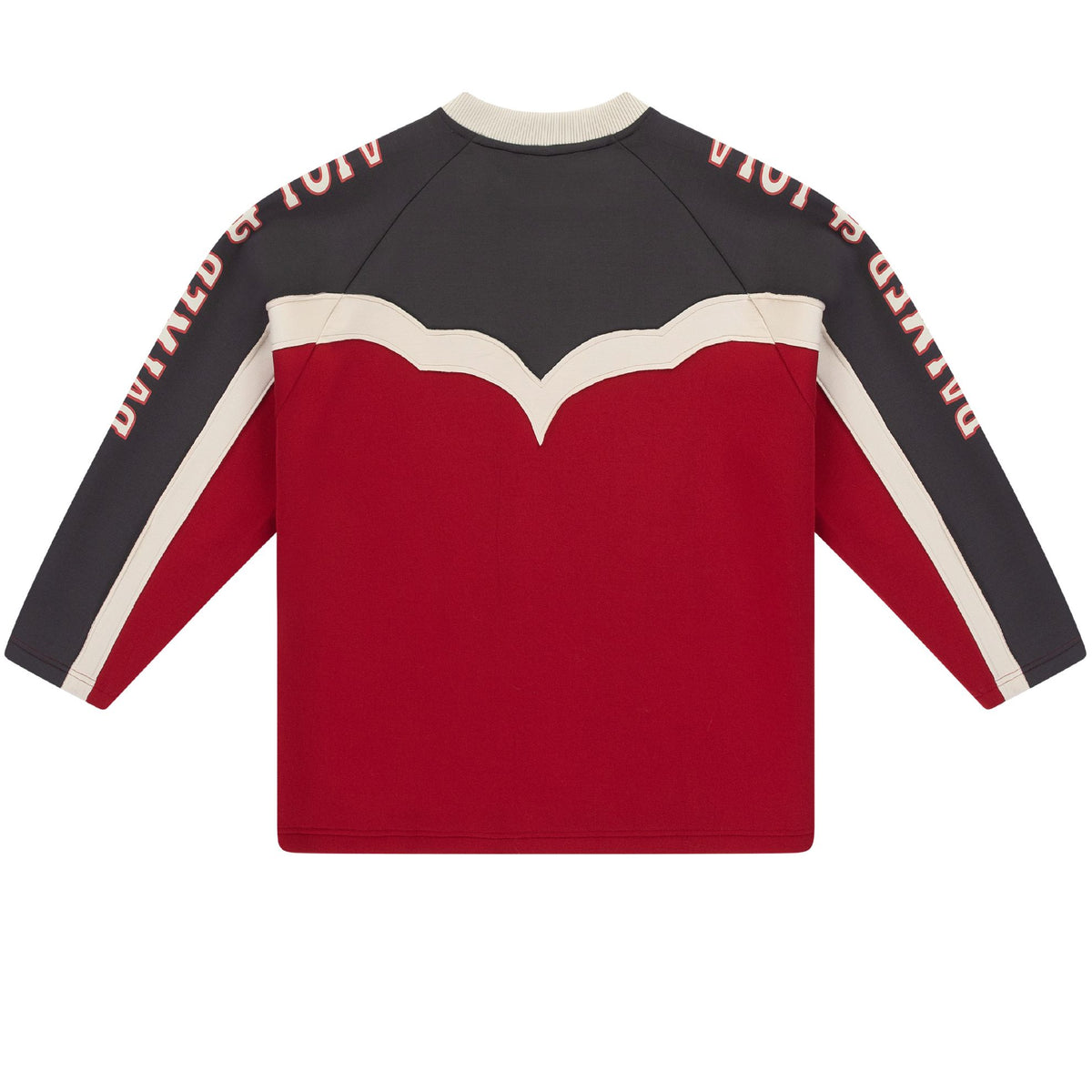 PAL Sporting Goods Rodeo Jersey Langarm-T-Shirt Rot/Schwarz