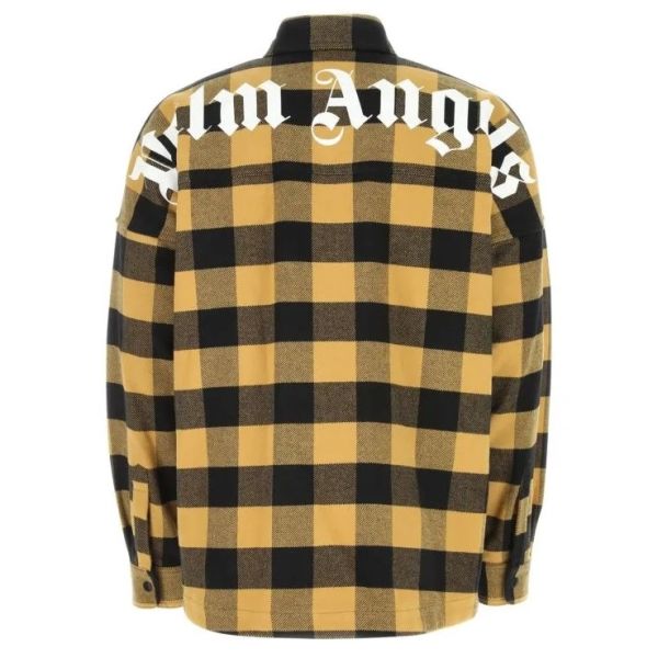 Palm Angels Classic Logo Overshirt Goud