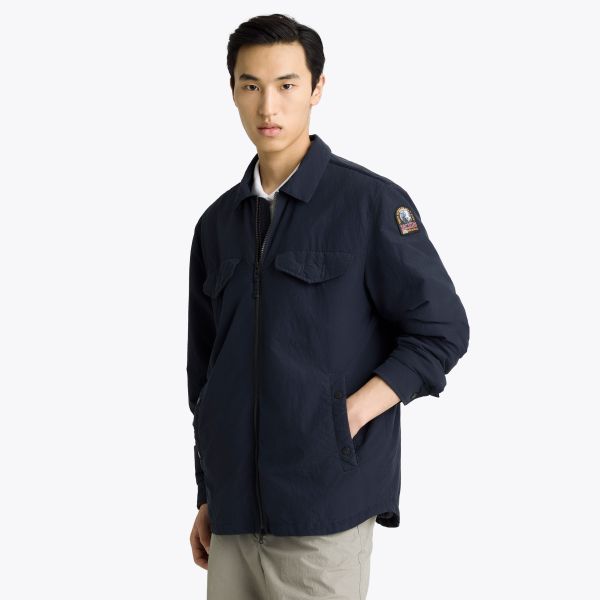 Parajumpers Evander Watted Overshirt Navy
