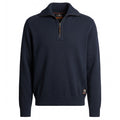 Parajumpers Caldonazzo Knitted Half-Zip Pullover Marine