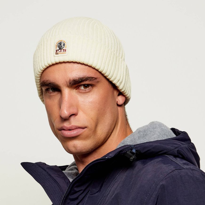 Parajumpers Matio Knitted Mütze Offwhite