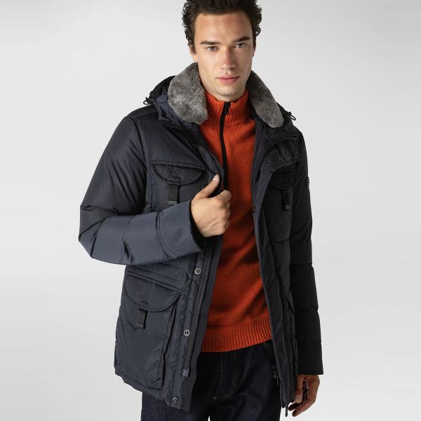 Peuterey Aiptek Fur Parka Navy