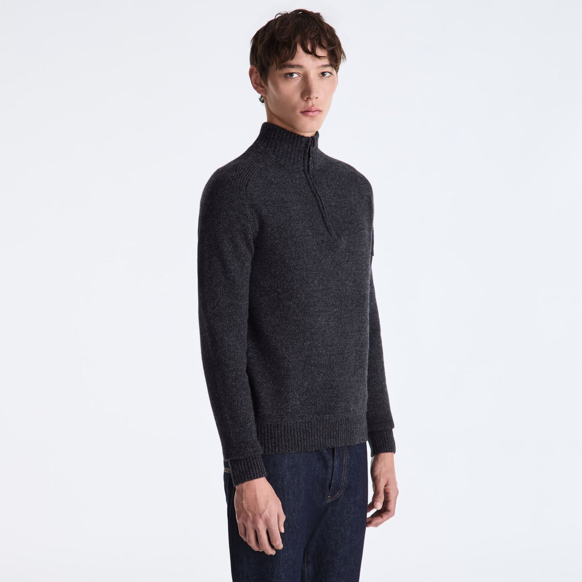 Peuterey Braille Zipped Pullover Schwarz