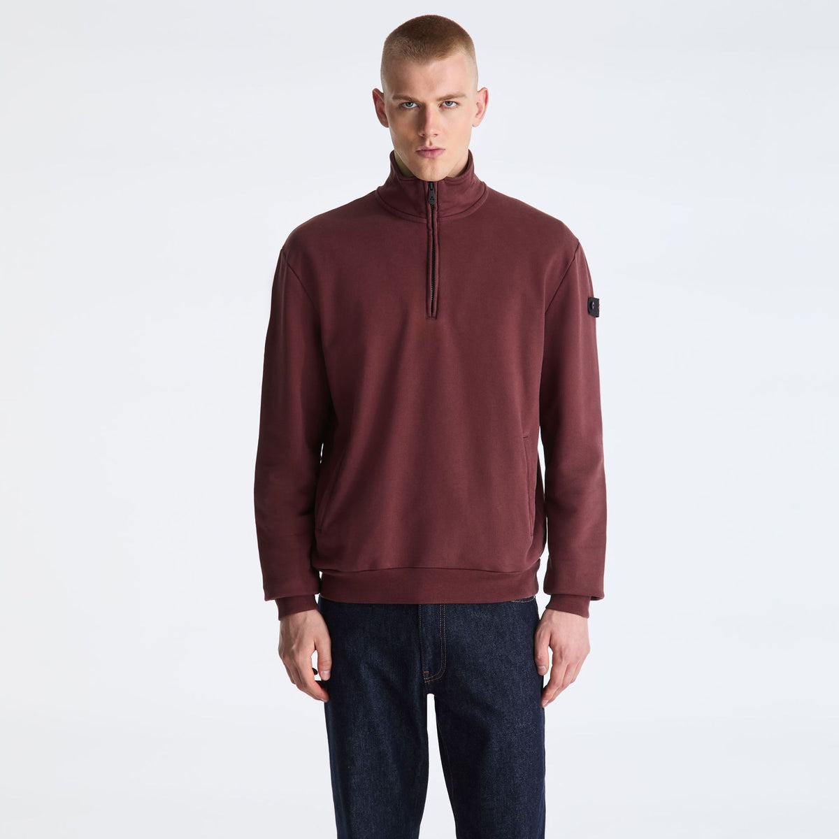 Peuterey Dory Half-Zip Pullover Bordeaux