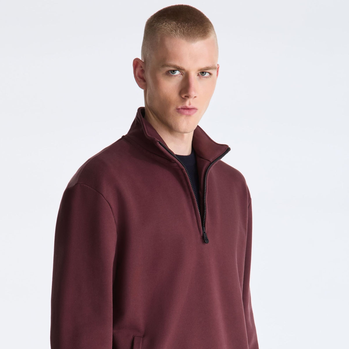 Peuterey Dory Half-Zip Pullover Bordeaux