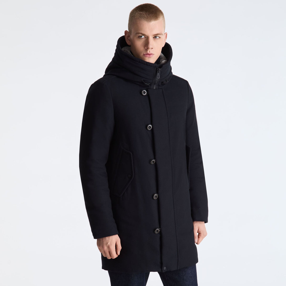 Peuterey Kasa Ki Fur Parka Marine