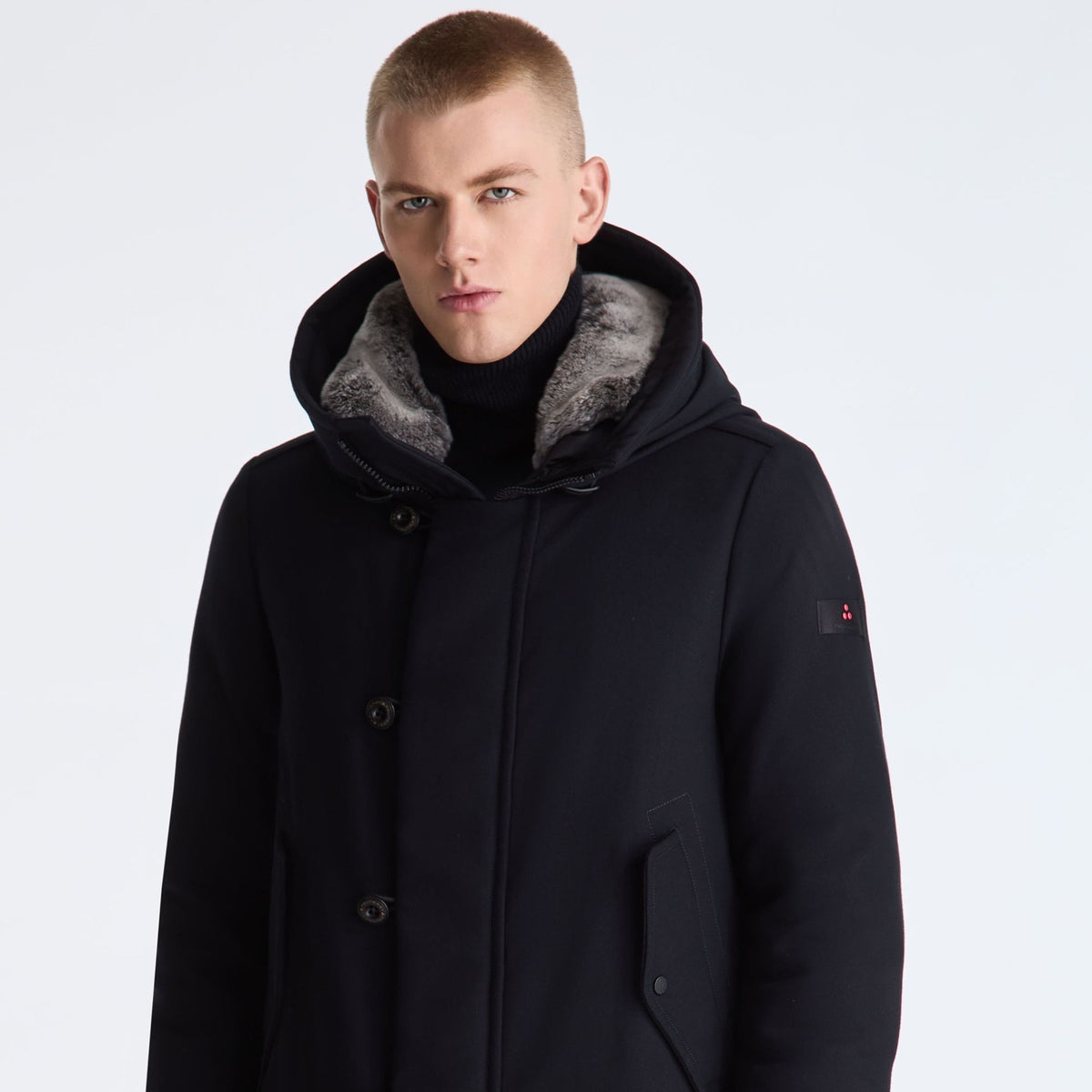 Peuterey Kasa Ki Fur Parka Marine