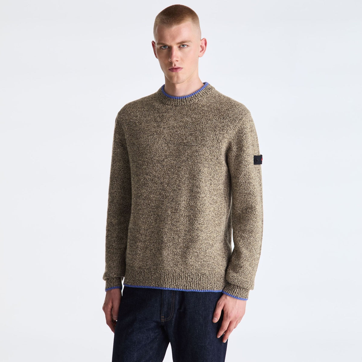 Peuterey Muphrid Contrast-Pullover Braun