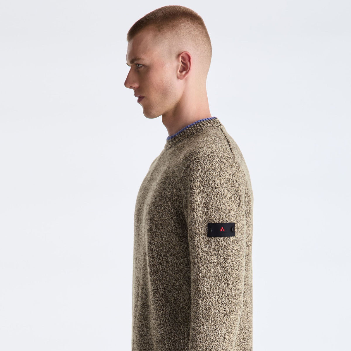 Peuterey Muphrid Contrast-Pullover Braun