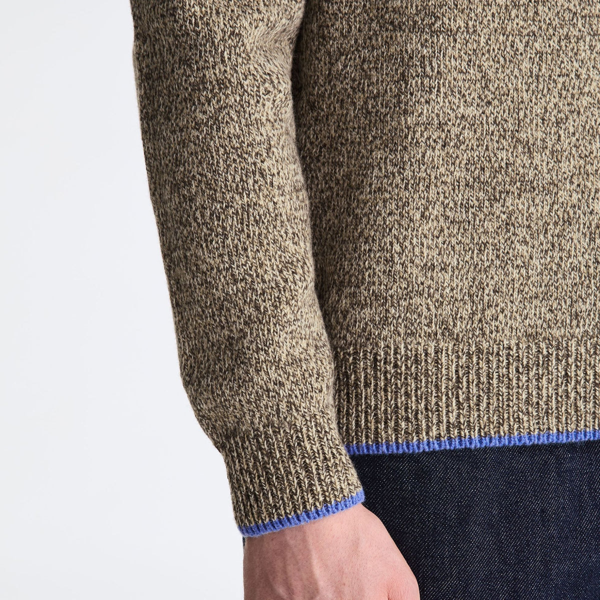 Peuterey Muphrid Contrast-Pullover Braun