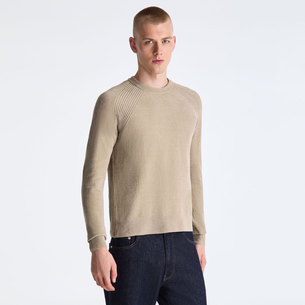 Peuterey Sironi Chenille Pullover Beige