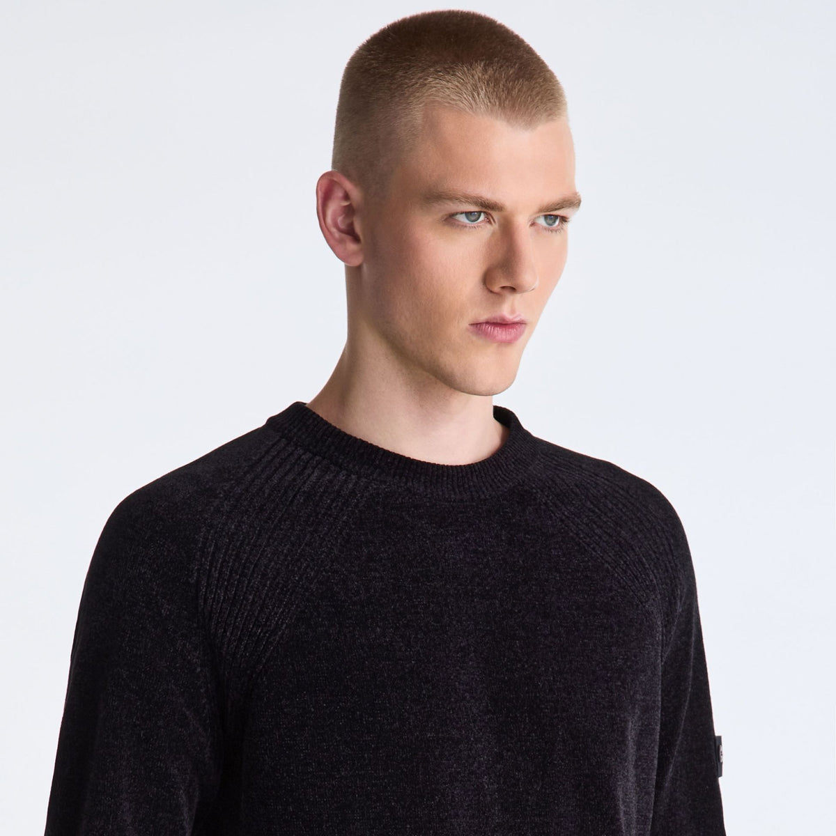 Peuterey Sironi Chenille Pullover Schwarz
