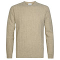 Profuomo Cashmere Cable Pullover Beige