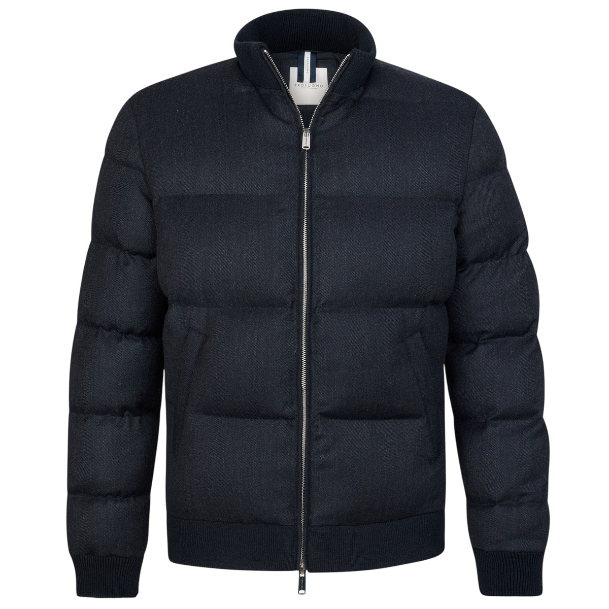 Profuomo Bomber Mouline Jacke Marine