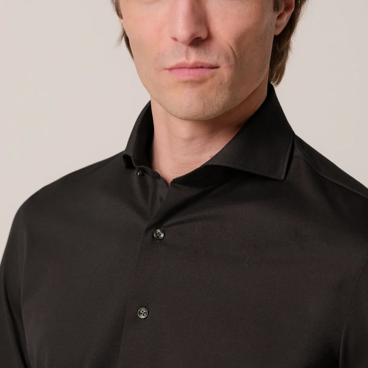 Profuomo Japanese Strick-Hemd Braun