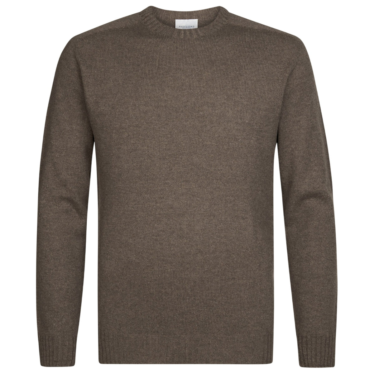 Profuomo Strickpullover Pullover Braun