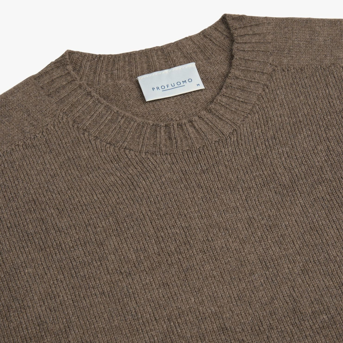 Profuomo Strickpullover Pullover Braun