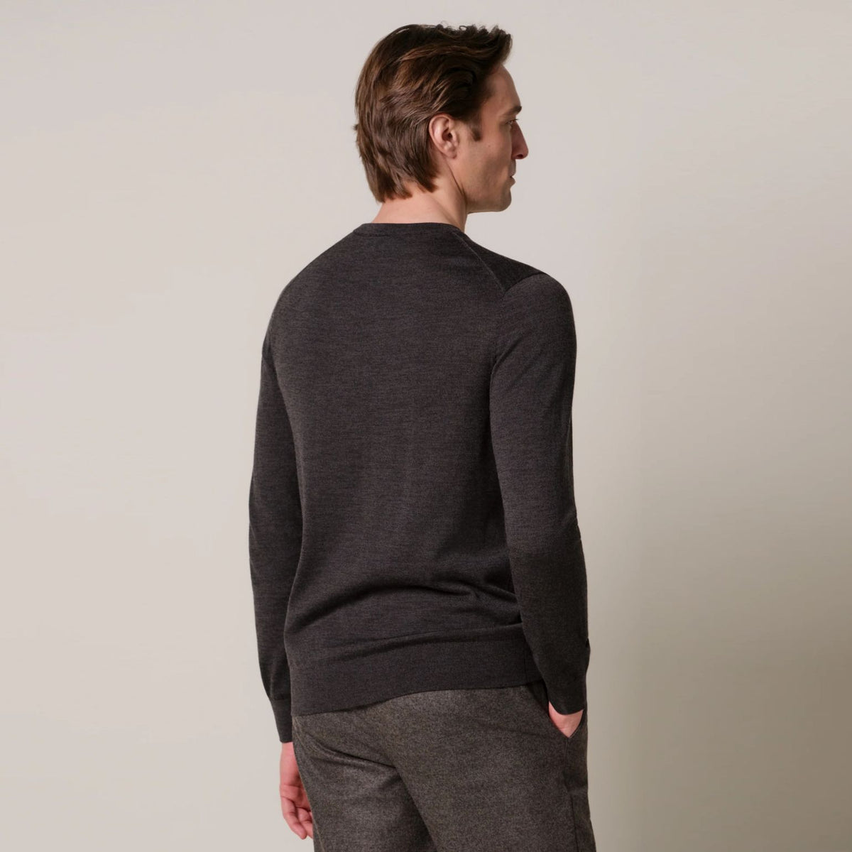 Profuomo Strickpullover Braun
