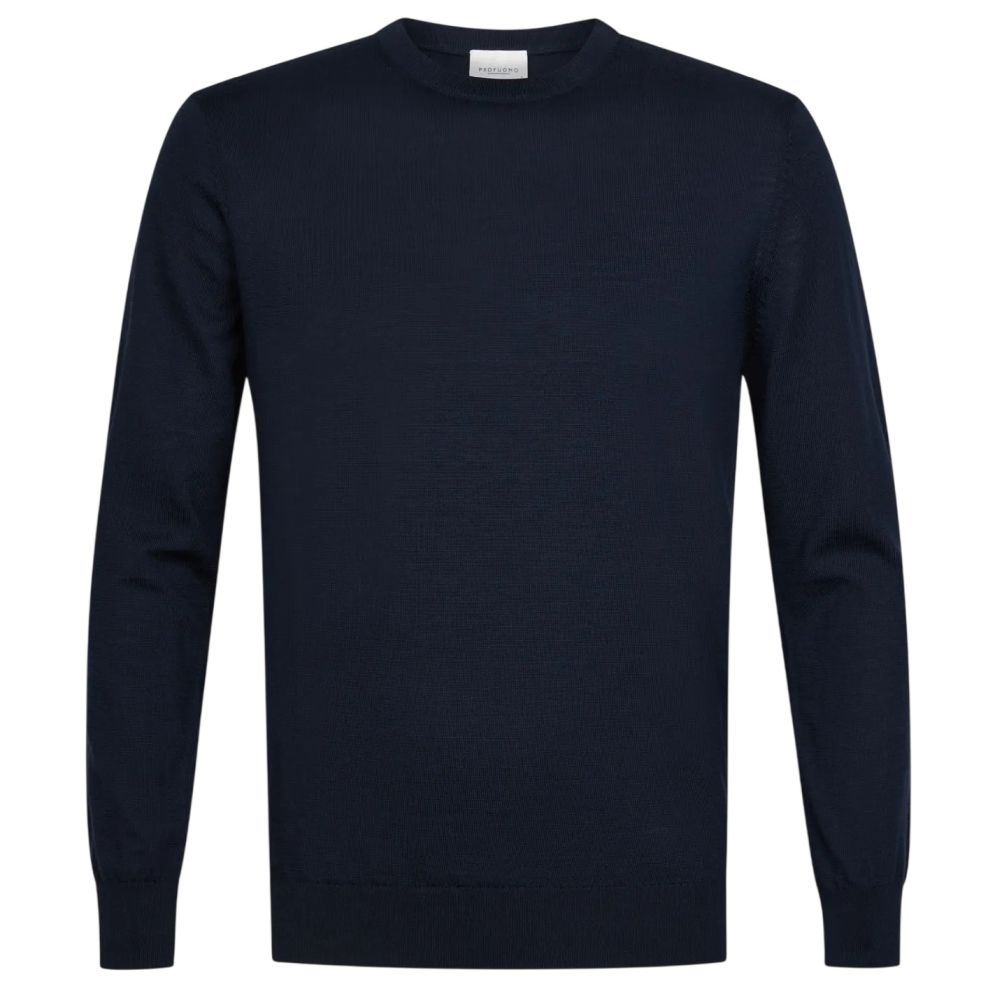 Profuomo Strickpullover Marine