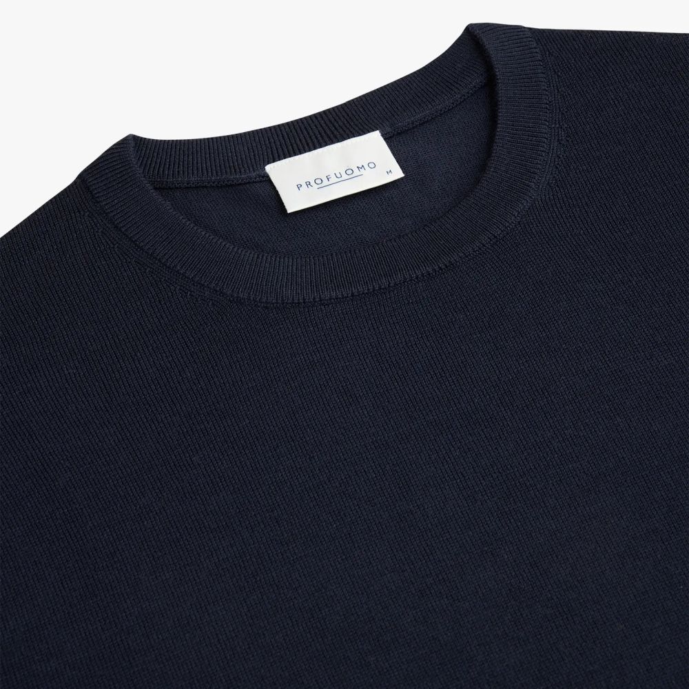 Profuomo Strickpullover Marine