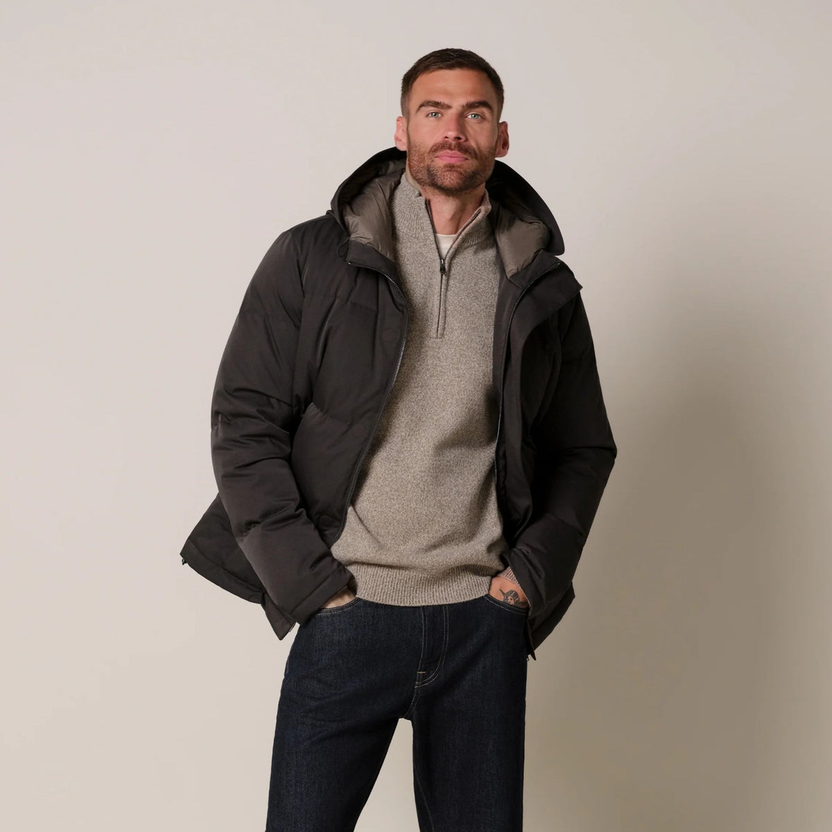 Profuomo Magnet Parka Braun