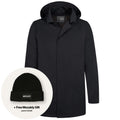 Profuomo Magnet Regenmantel Schwarz