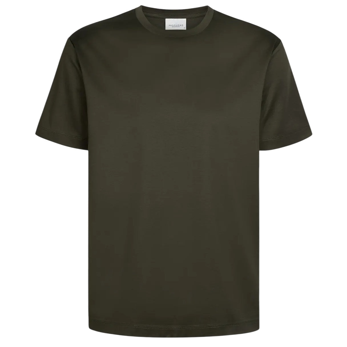 Profuomo Pima Cotton T-shirt Dunkelgrün