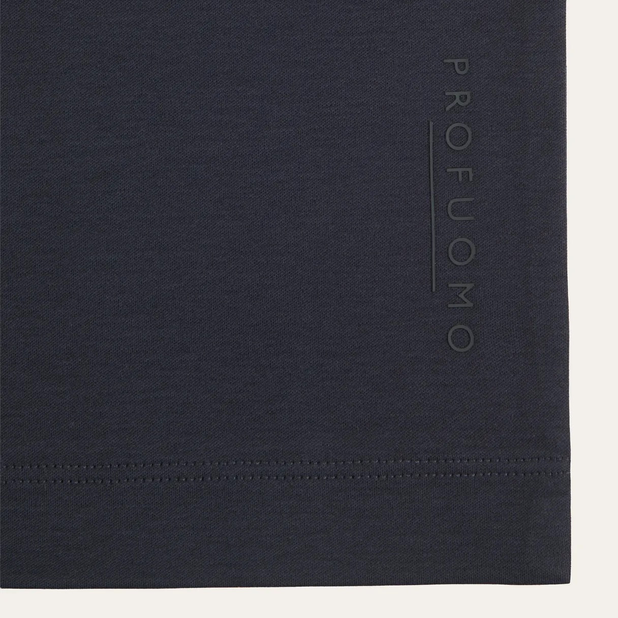 Profuomo Pima Cotton T-shirt Marine