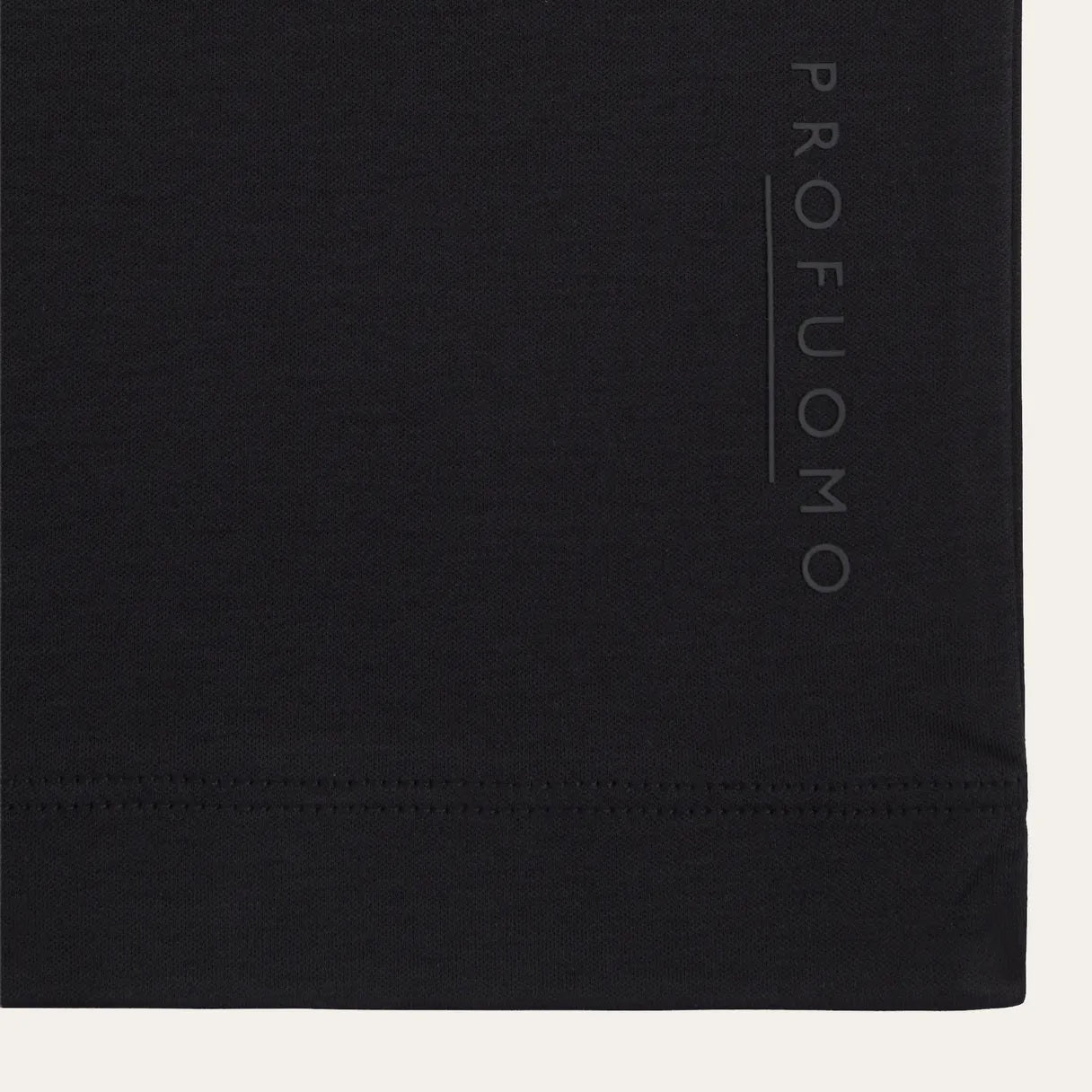 Profuomo Pima Cotton T-shirt Schwarz