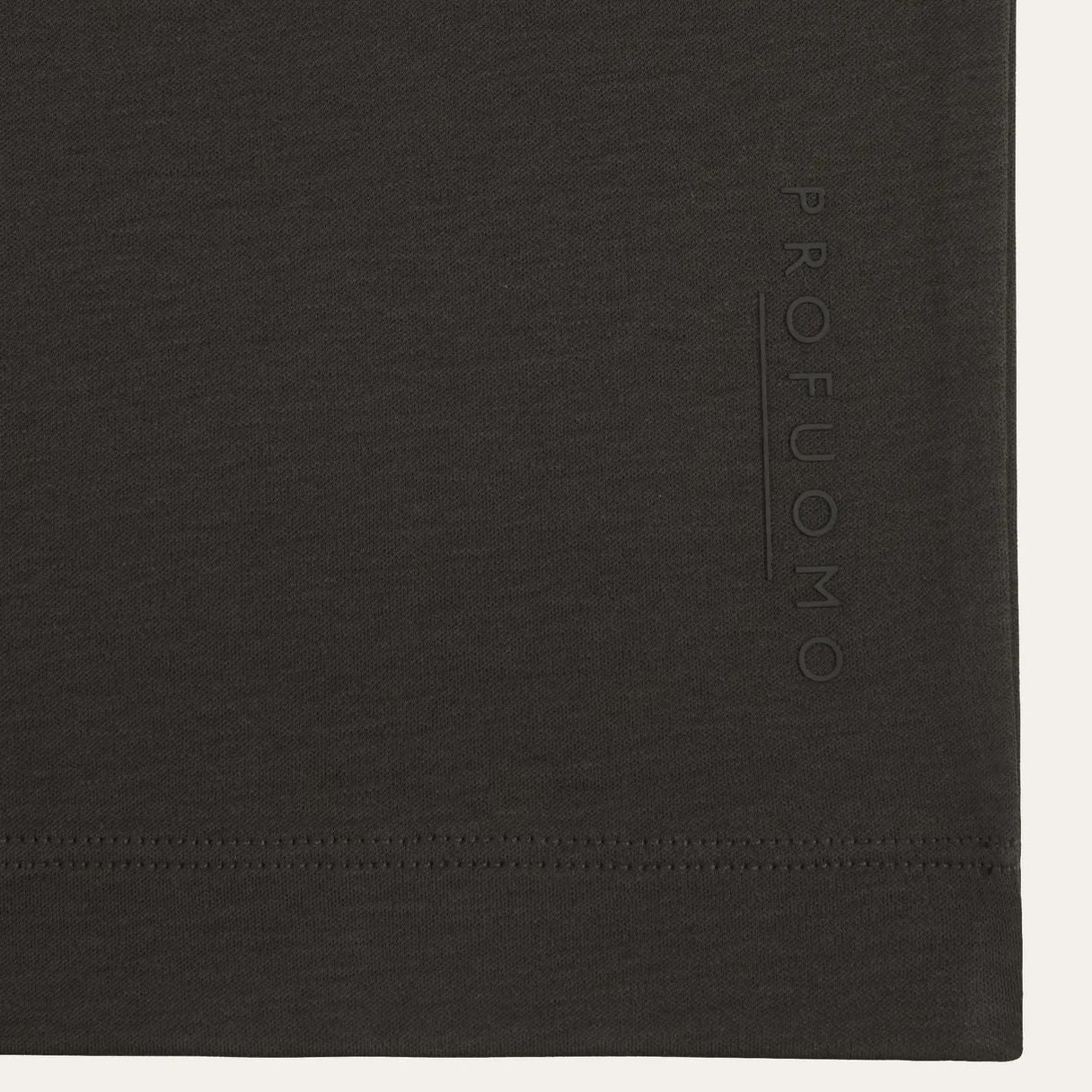 Profuomo Pima Cotton T-shirt Braun