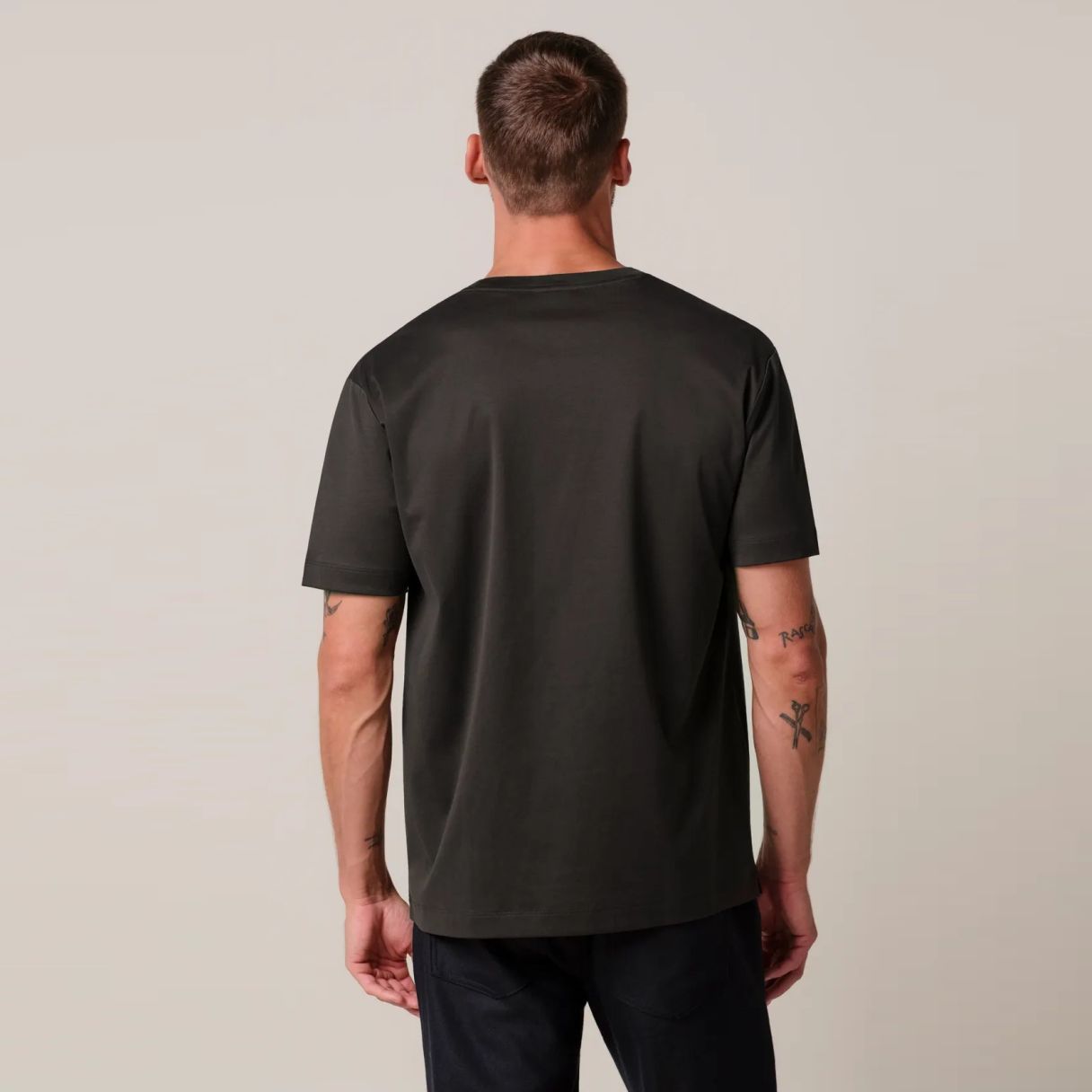 Profuomo Pima Cotton T-shirt Braun