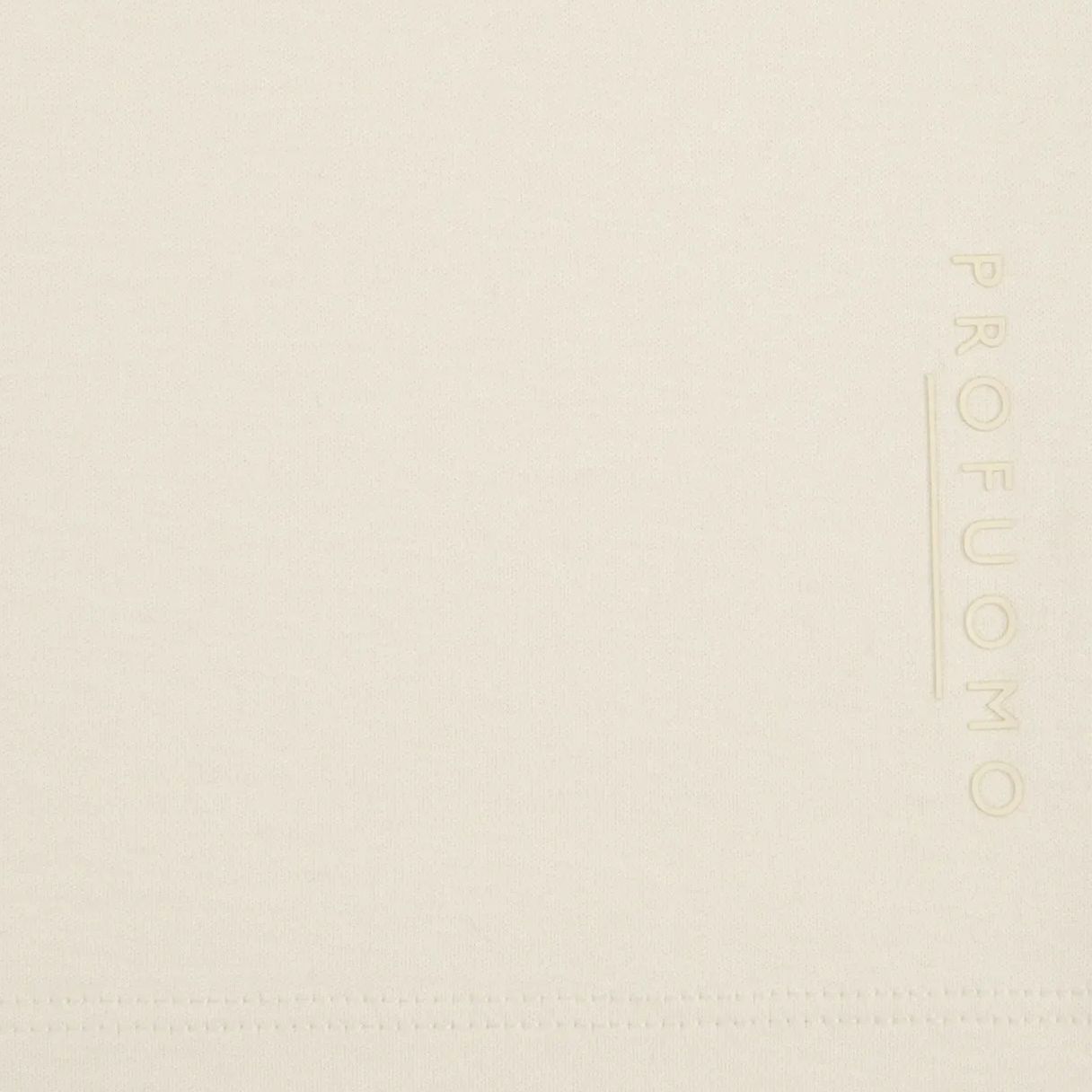 Profuomo Pima Cotton T-shirt Offwhite