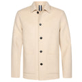 Profuomo Single Layer Wool Überhemd Beige