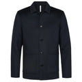 Profuomo Single Layer Wool Überhemd Marine