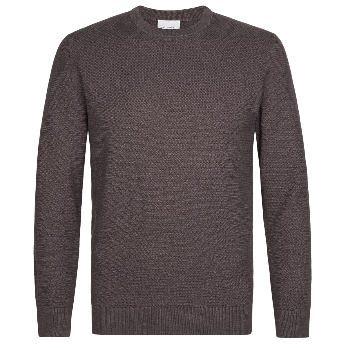 Profuomo Strukturpullover Braun