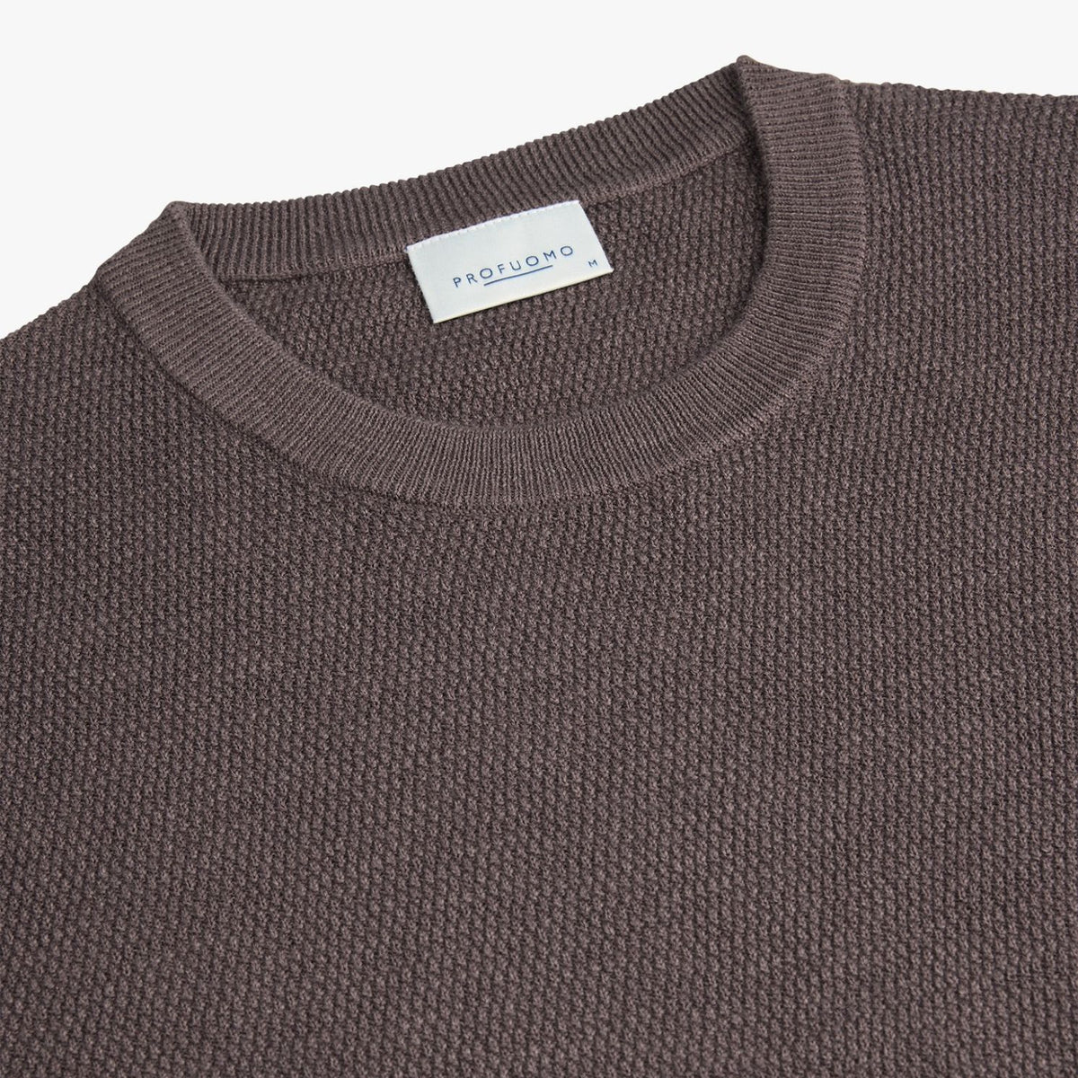 Profuomo Strukturpullover Braun