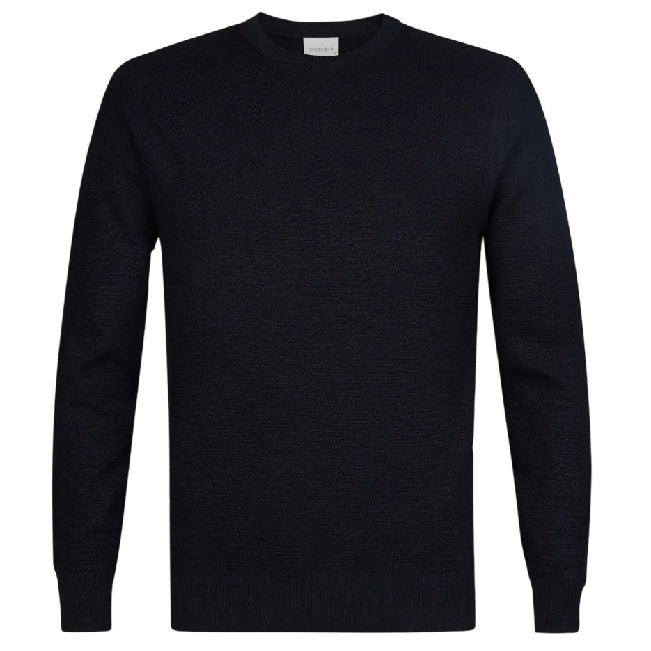 Profuomo Structured Pullover Marine