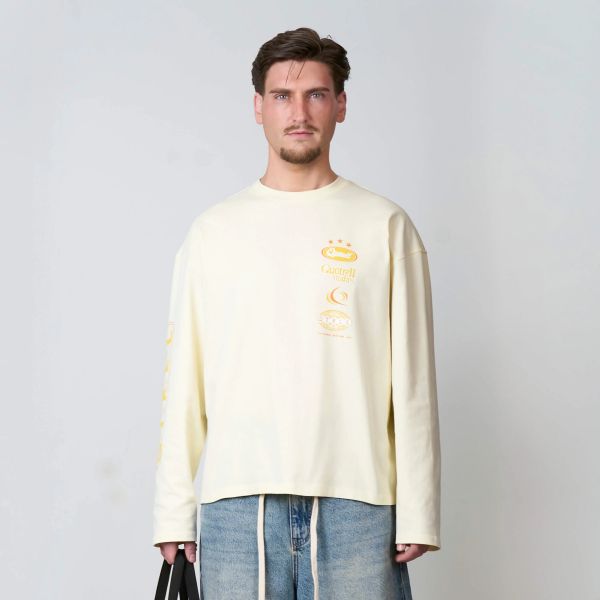 Quotrell Marino Longsleeve T-shirt Geel
