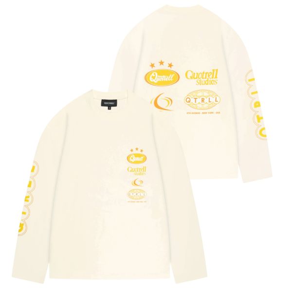 Quotrell Marino Longsleeve T-shirt Geel