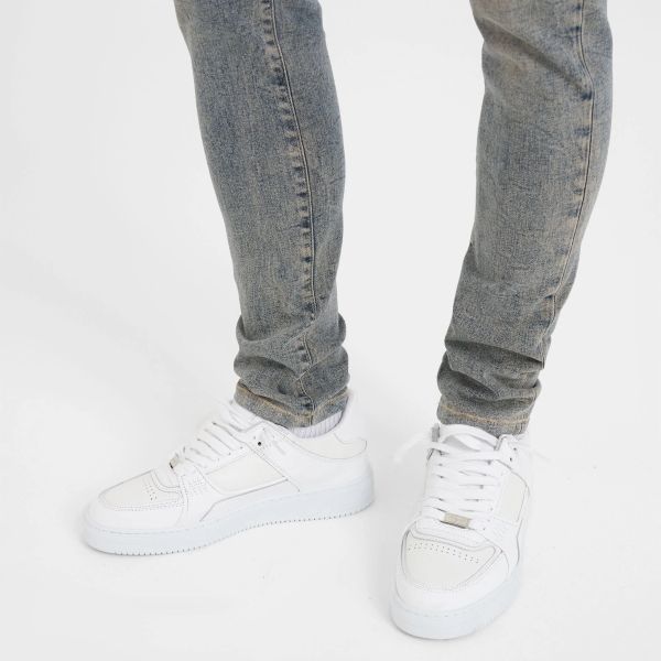 Represent Essential Denim Jeans Blue Cream