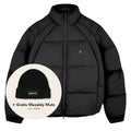 Represent Funnel Neck Puffer Schwarz