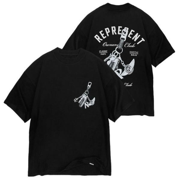 Represent Keys To The Club T-shirt Zwart