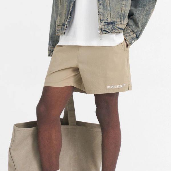 Represent Korte Broek Beige