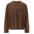 Represent Logo-Strickpullover Braun