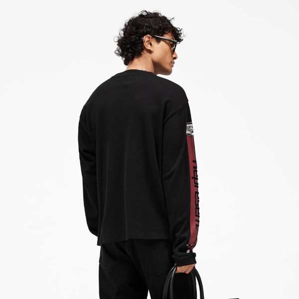 Represent Mesh Pegasus Longsleeve T-shirt Zwart